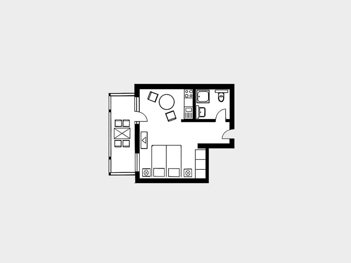 Strandvillen Binz - 1-Raum-Ferienwohnung Mit Balkon Sv-557 Экстерьер фото